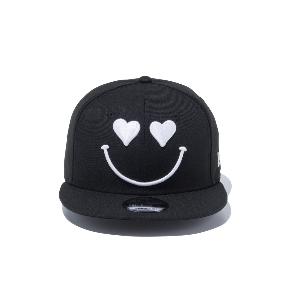 9FIFTY スマイル ブラック × スノーホワイト