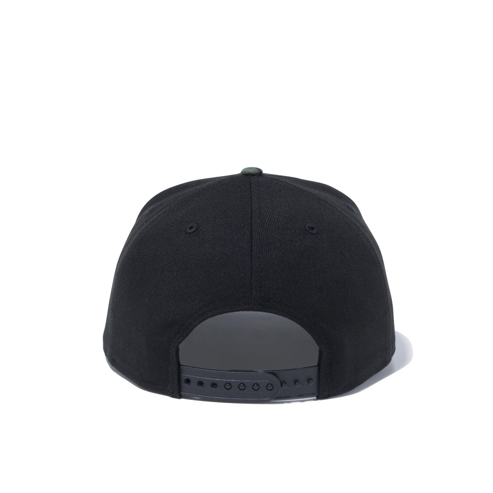 9FIFTY With Heart ニューヨーク・ヤンキース ブラック × スノーホワイト / ストロベリー ウッドランドカモバイザー