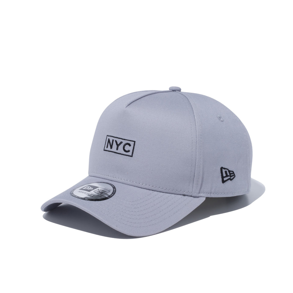 9FORTY A-Frame NYC ボックスロゴ グレー × ブラック