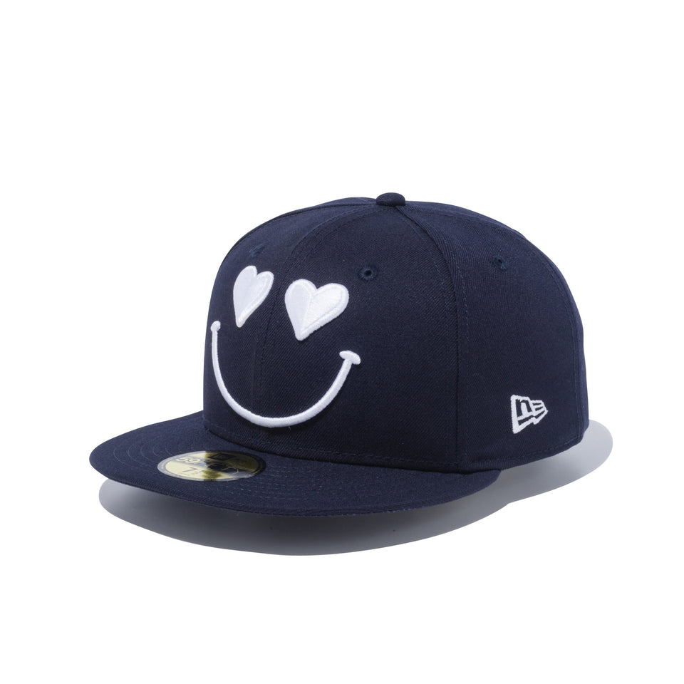 59FIFTY スマイル ネイビー × スノーホワイト