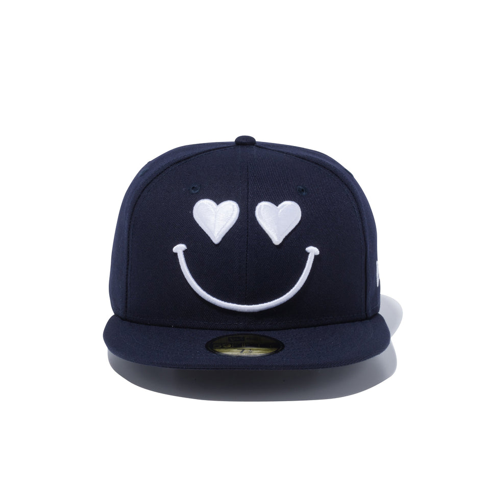 59FIFTY スマイル ネイビー × スノーホワイト