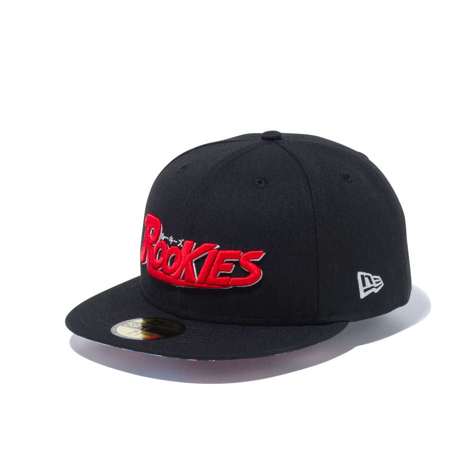 59FIFTY ROOKIES ルーキーズ タイトルロゴ ブラック プリントアンダーバイザー | NEW ERA ニューエラ公式オンラインストア