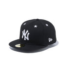 59FIFTY Star Eyelets ニューヨーク・ヤンキース ブラック × スノーホワイト