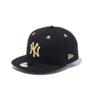 59FIFTY Star Eyelets ニューヨーク・ヤンキース ブラック × メタリックゴールド