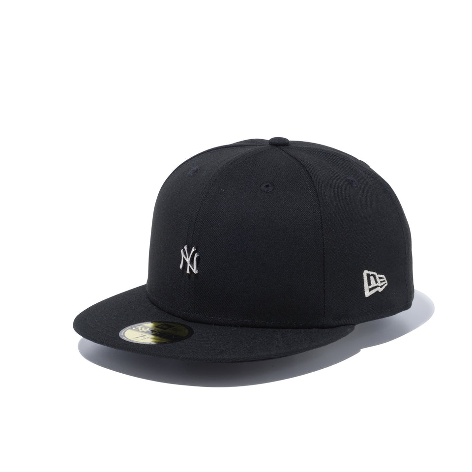 59FIFTY ニューヨーク・ヤンキース メタルミニロゴ ブラック × シルバー