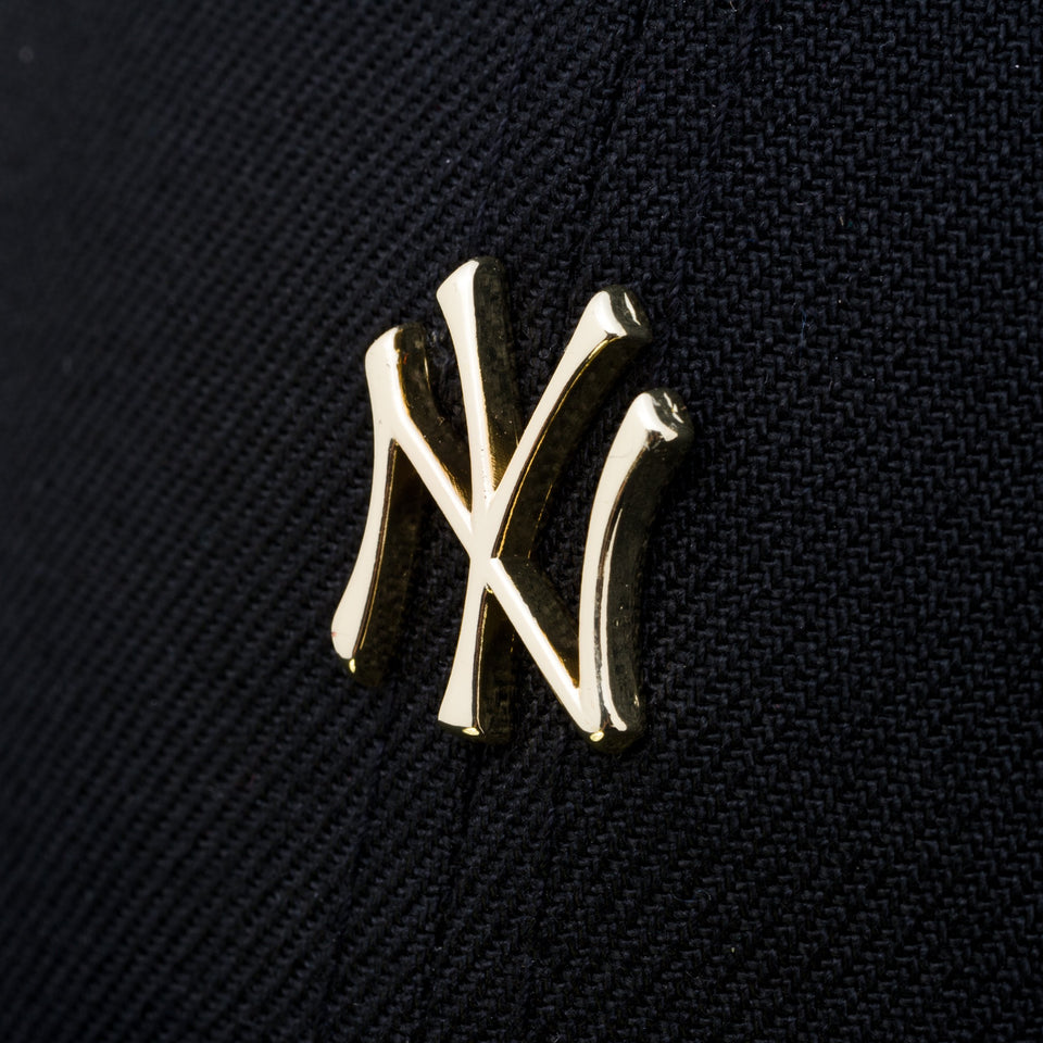 59FIFTY ニューヨーク・ヤンキース メタルミニロゴ ブラック × ゴールド