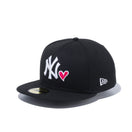 59FIFTY With Heart ニューヨーク・ヤンキース ブラック × スノーホワイト / ストロベリー