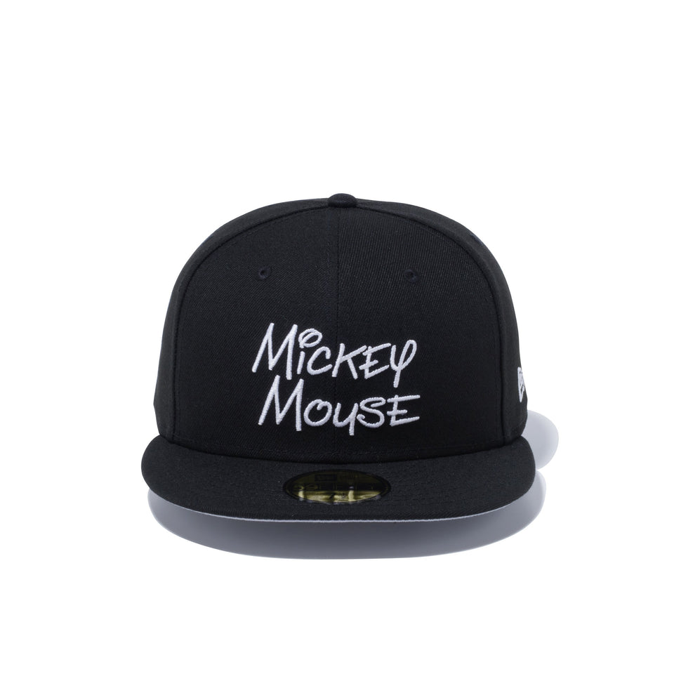 59FIFTY ディズニーミッキーマウス サイン ブラック × スノーホワイト