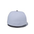 59FIFTY ビッグフラッグ ホワイト × メタリックゴールド ブラックバイザー
