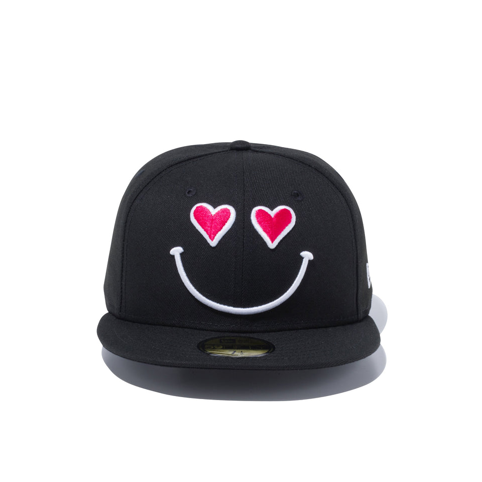 59FIFTY スマイル ブラック × ストロベリー/スノーホワイト
