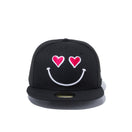 59FIFTY スマイル ブラック × ストロベリー/スノーホワイト