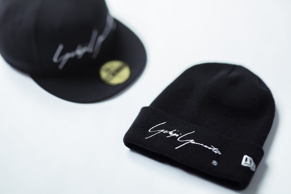 ベーシック カフニット Yohji Yamamoto SS20 シグネチャーロゴ ブラック