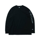 長袖 コットン Tシャツ Yohji Yamamoto SS20 シグネチャーロゴ ブラック レギュラーフィット