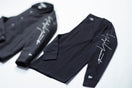 長袖 コットン Tシャツ Yohji Yamamoto SS20 シグネチャーロゴ ブラック レギュラーフィット