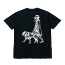 コットン Tシャツ Yohji Yamamoto SS20 ウォークドッグ ブラック レギュラーフィット