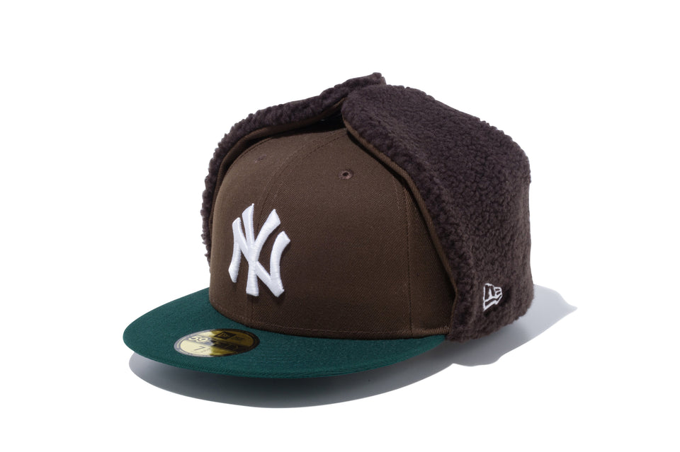 【ストア限定】 59FIFTY ドッグイヤー ビーフ＆ブロッコリー ウォルナット ダークグリーンバイザー