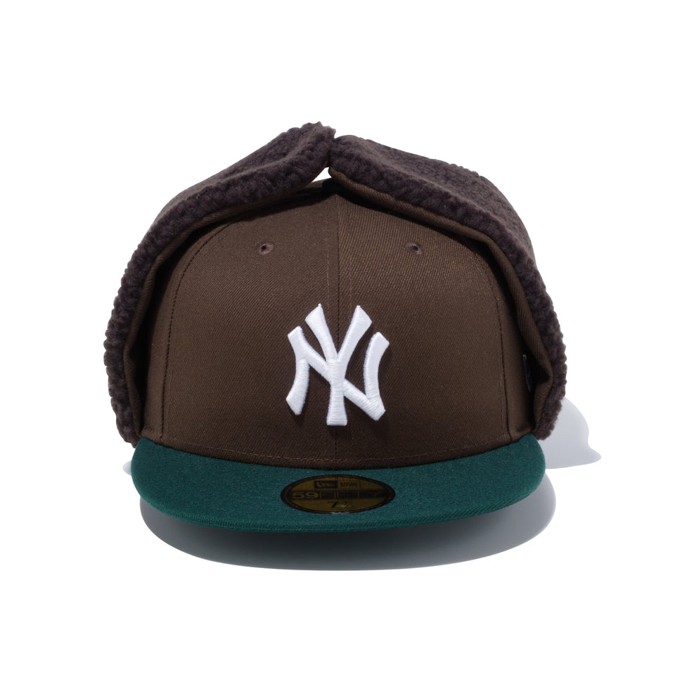 【ストア限定】 59FIFTY ドッグイヤー ビーフ＆ブロッコリー ウォルナット ダークグリーンバイザー