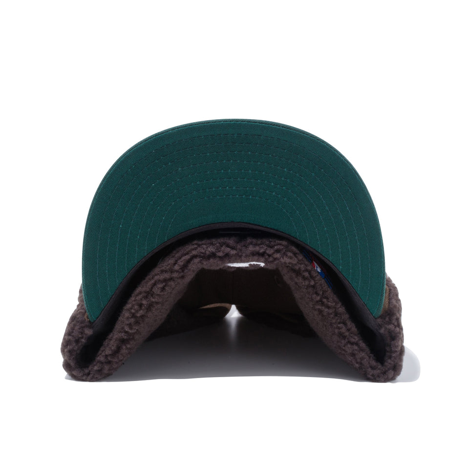 【ストア限定】 59FIFTY ドッグイヤー ビーフ＆ブロッコリー ウォルナット ダークグリーンバイザー