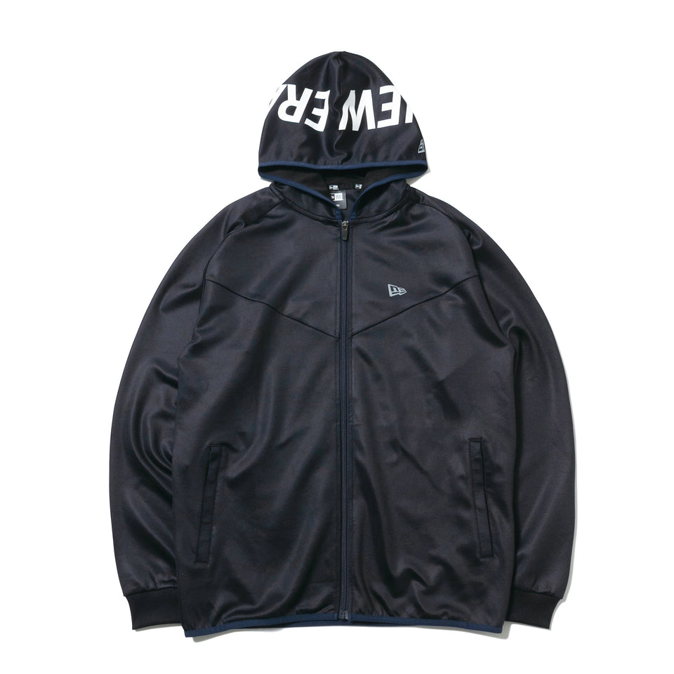 ウォームアップジャケット フードロゴ タイガーストライプラインカモネイビー × ホワイト 【 Performance Apparel 】