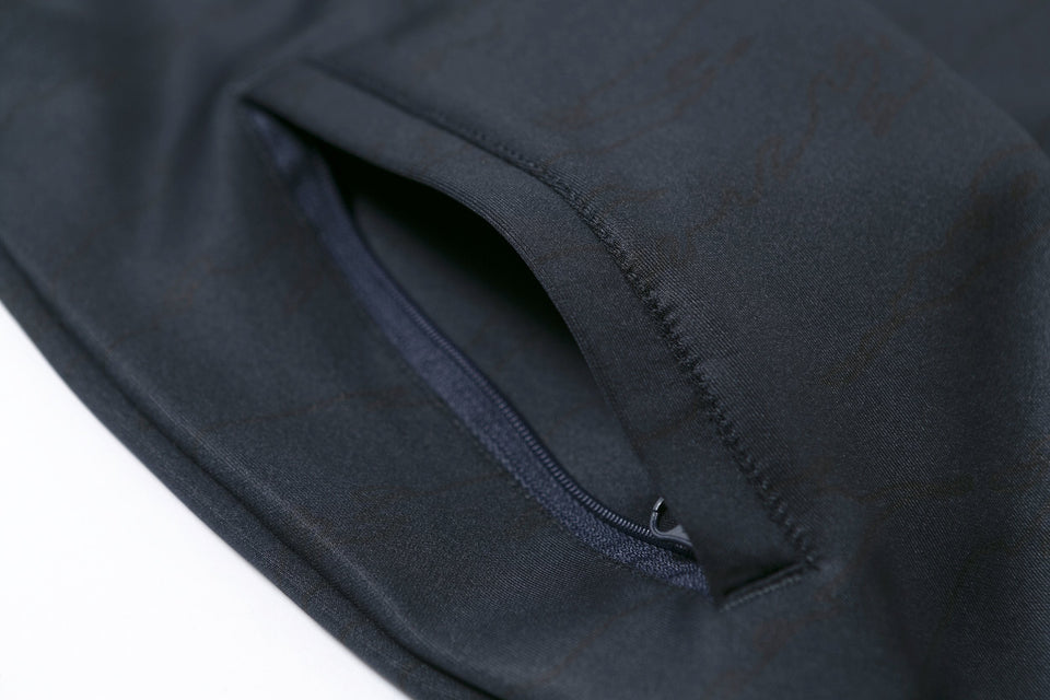 ウォームアップジャケット フードロゴ タイガーストライプラインカモネイビー × ホワイト 【 Performance Apparel 】