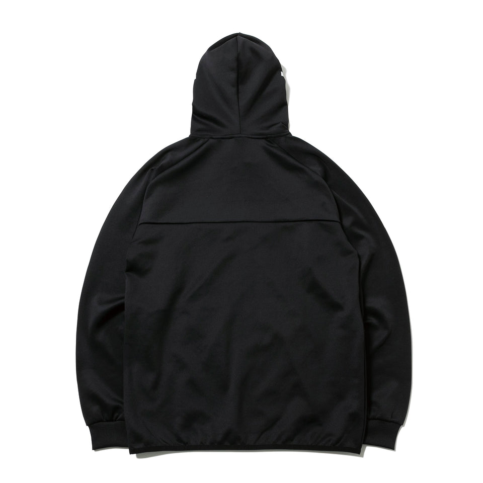 ウォームアップジャケット フードロゴ ブラック × ホワイト 【 Performance Apparel 】