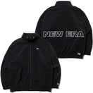 トラックフルジップジャケット スタンドカラー ニューエラ ワードマーク バックロゴ ブラック 【NEW ERA WORKOUT】