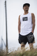 トラックハーフパンツ フラッグ ブラック 【NEW ERA WORKOUT】