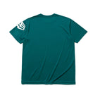 テック Tシャツ バーチカル ニューエラ シェイディッドグリーン × ホワイト 【 Performance Apparel 】