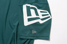 テック Tシャツ バーチカル ニューエラ シェイディッドグリーン × ホワイト 【 Performance Apparel 】