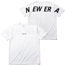 テック Tシャツ リアロゴ ニューエラ ホワイト × ブラック 【 Performance Apparel 】