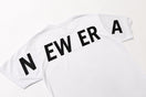 テック Tシャツ リアロゴ ニューエラ ホワイト × ブラック 【 Performance Apparel 】