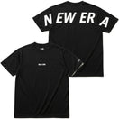 テック Tシャツ リアロゴ ニューエラ ブラック × ホワイト 【 Performance Apparel 】