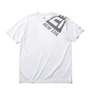 テック Tシャツ ドットフラッグ ショルダー ホワイト × ブラック 【 Performance Apparel 】