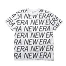 テック Tシャツ ニューエラ オールオーバー ホワイト × ブラック 【 Performance Apparel 】