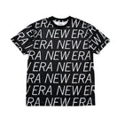 テック Tシャツ ニューエラ オールオーバー ブラック × ホワイト 【 Performance Apparel 】