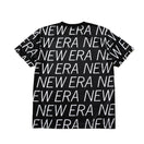 テック Tシャツ ニューエラ オールオーバー ブラック × ホワイト 【 Performance Apparel 】