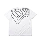 ラッシュ Tシャツ ニューエラ ワードマーク & リア ビッグフラッグ ホワイト 【NEW ERA WORKOUT】