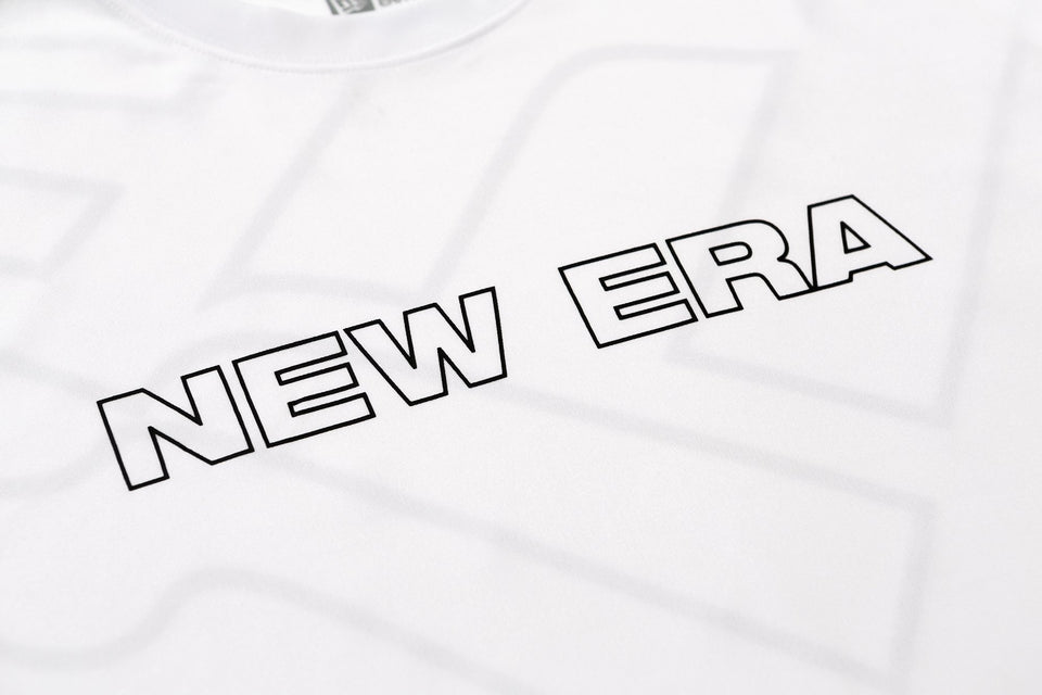 ラッシュ Tシャツ ニューエラ ワードマーク & リア ビッグフラッグ ホワイト 【NEW ERA WORKOUT】