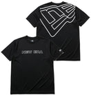 ラッシュ Tシャツ ニューエラ ワードマーク & リア ビッグフラッグ ブラック 【NEW ERA WORKOUT】