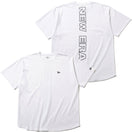 オーバーサイズド パフォーマンス Tシャツ フラッグ & リア ニューエラワードマーク ホワイト 【NEW ERA WORKOUT】