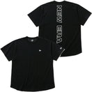 オーバーサイズド パフォーマンス Tシャツ フラッグ & リア ニューエラワードマーク ブラック 【NEW ERA WORKOUT】