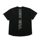 オーバーサイズド パフォーマンス Tシャツ フラッグ & リア ニューエラワードマーク ブラック 【NEW ERA WORKOUT】