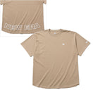 オーバーサイズド パフォーマンス Tシャツ フラッグ & リア ニューエラ ワードマーク ラウンド カーキ 【NEW ERA WORKOUT】