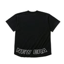 オーバーサイズド パフォーマンス Tシャツ フラッグ & リア ニューエラ ワードマーク ラウンド ブラック 【NEW ERA WORKOUT】