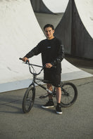 ドライスウェットクルーネック ブラック 【 Performance Apparel 】