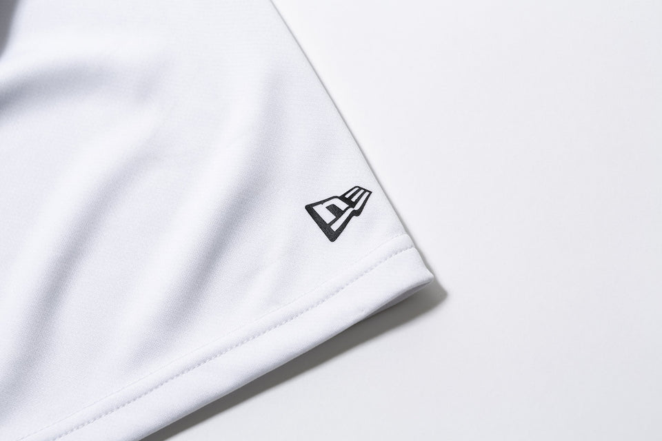 オンコート テックTシャツ バスケットボール NEW ERA ロゴ ホワイト 【NEW ERA BASKETBALL】