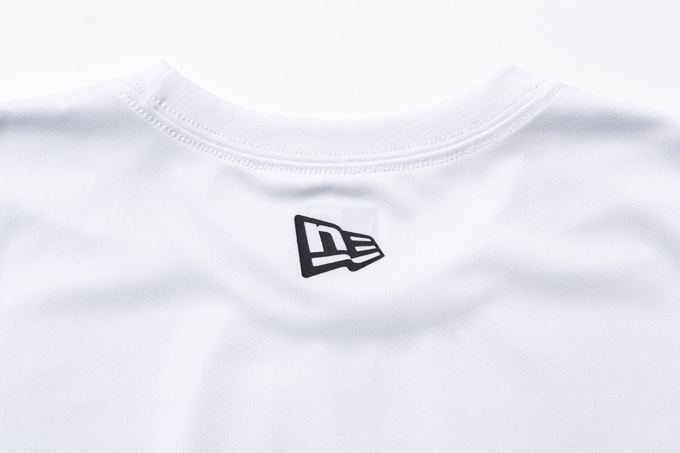 オンコート テックTシャツ バスケットボール NEW ERA ロゴ ホワイト 【NEW ERA BASKETBALL】