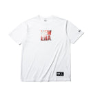 パフォーマンス Tシャツ スクエアニューエラ ロゴ ホワイト 【NEW ERA BASKETBALL】