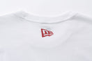 パフォーマンス Tシャツ スクエアニューエラ ロゴ ホワイト 【NEW ERA BASKETBALL】