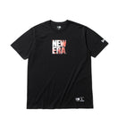 パフォーマンス Tシャツ スクエアニューエラ ロゴ ブラック 【NEW ERA BASKETBALL】